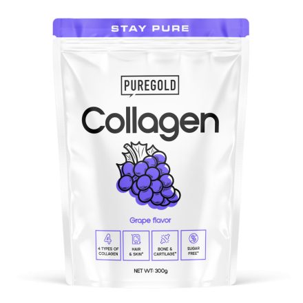 PureGold Collagen Marha kollagén italpor - Szőlő 300g