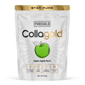 PureGold CollaGold Komplex kollagén italpor-Zöldalma 300g