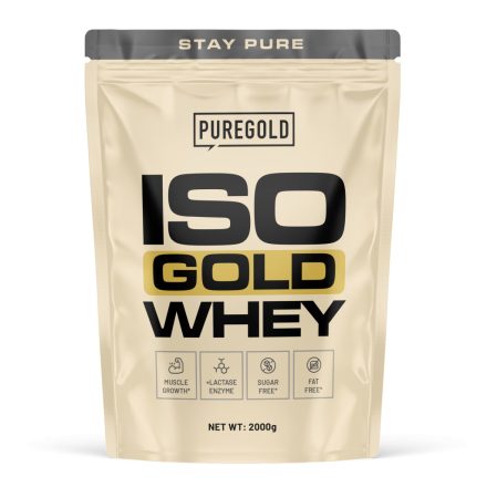 PureGold Iso Gold Whey fehérjepor -  Strawberry Cream 2000g