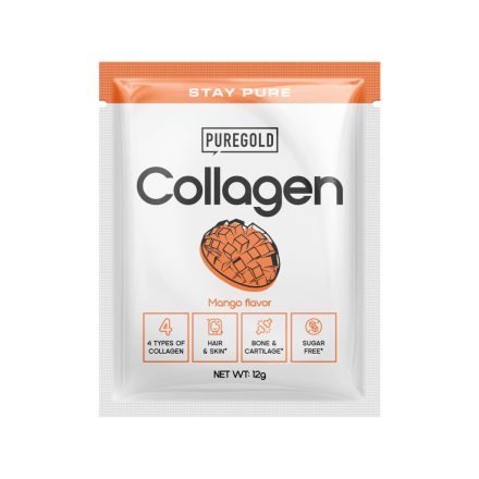 PureGold Collagen Marha kollagén italpor - Mango 12g