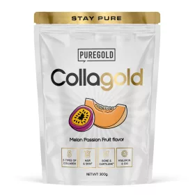 PureGold Collagold komplex kollagén italpor melon passion fruit ízben - 300g