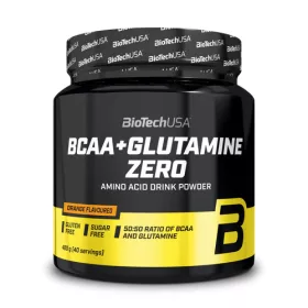 BIOTECHUSA BCAA+Glutamine Zero narancs - 480g