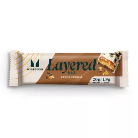   MYPROTEIN Crispy Layered Bar PROTEIN BAR SZELET - csokoládé karamel 60g