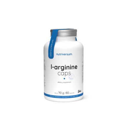 Nutriversum L-Arginine Caps arginin kapszula 60 db
