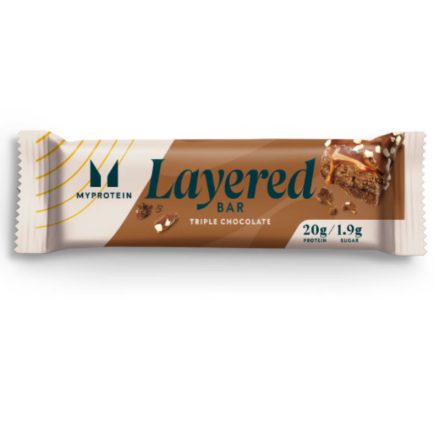 MYPROTEIN LAYERED PROTEIN BAR SZELET - TRIPLE CHOCOLATE, 60g
