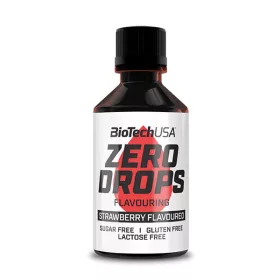 BIOTECHUSA Zero Drops ízesítőcsepp - eper 50 ml