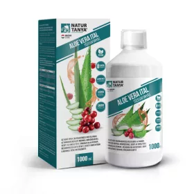   Natur Tanya 100%-os Aloe vera ital, tőzegáfonyával és erdei gyümölccsel 1000 ml