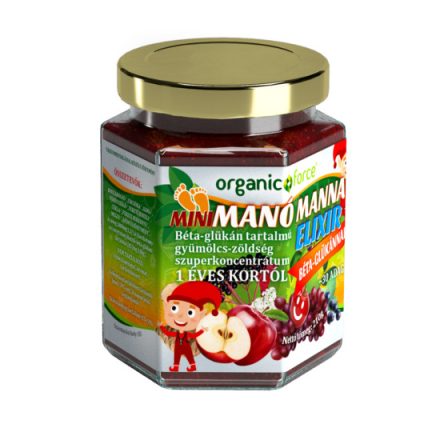 Mini Manó Manna elixír béta-glükánnal 1 éves kortól – 210g