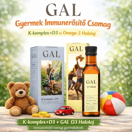 GAL Gyermek Immunerősítő Csomag K-komplex+D3, Halolaj