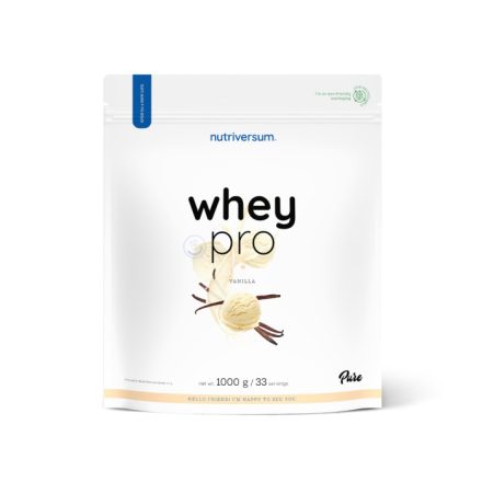 Nutriversum Whey Pro fehérjepor- Vanília 1000 g 