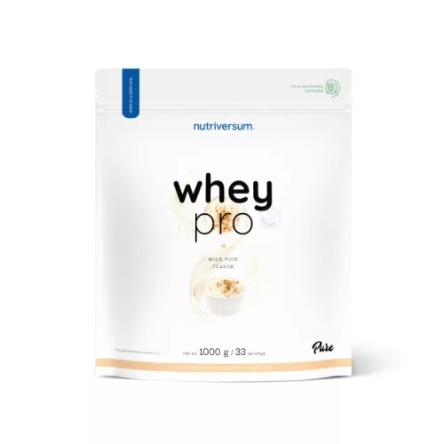 Nutriversum Whey Pro fehérjepor- Tejberizs 1000 g 