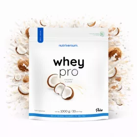 Nutriversum Whey Pro fehérjepor- Kókusz 1000 g 