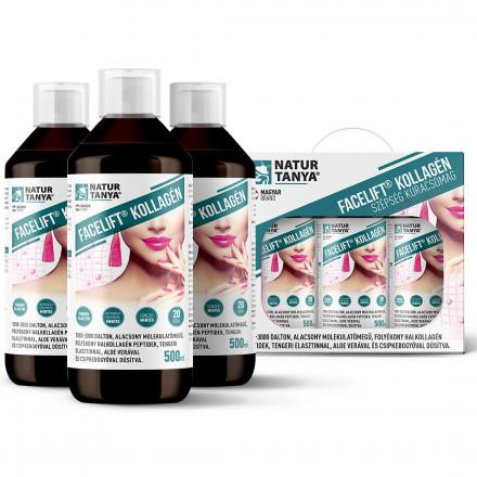 Natur Tanya Facelift kollagén 60 napos szépség kúracsomag 3x500 ml