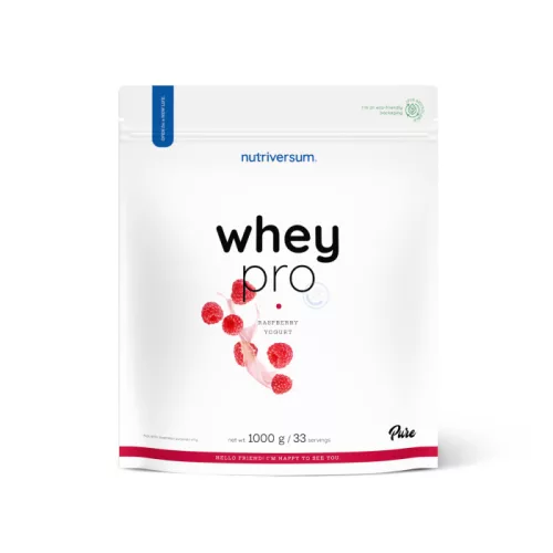 Nutriversum Whey pro fehérjepor- Málna joghurt 1000 g