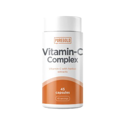 PureGold C-Complex C-vitamin tartalmú kapszula növényi kivonatokkal 1000 mg 45 db