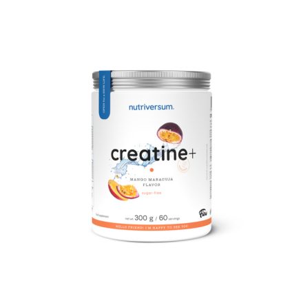 Nutriversum  Creatine+ Sugar Free 300 g mango-maracuja