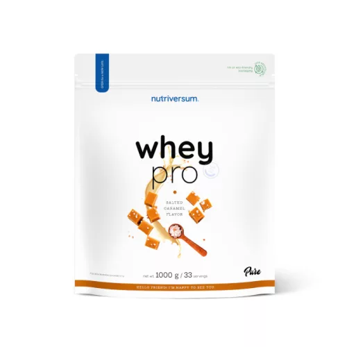 Nutriversum Whey Pro fehérjepor- Sós karamell 1000 g 