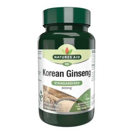 Natures Aid Koreai Ginzeng tabletta 600mg 90 db