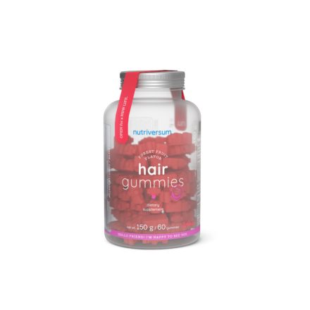 Nutriversum Hair Gummies  cukormentes hajvitamin tabletta 60 db