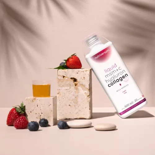 Nutriversum Liquid Collagen Sugar Free cukormentes kollagén ital-erdei gyümölcs 500 ml