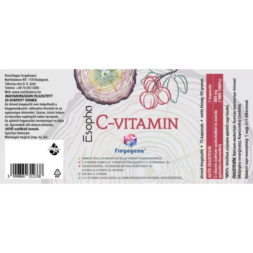 Freyagena Esopha C-vitamin kapszula 75 db