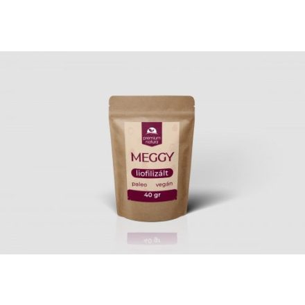 Premium Natura fagyasztva szárított meggy 40 g