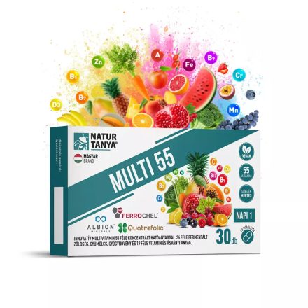 Natur Tanya MULTI 55 multivitamin 30 db