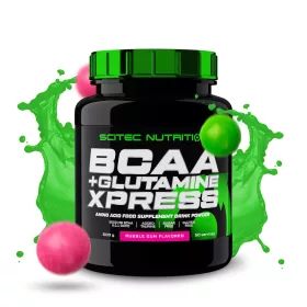 SCITEC BCAA + Glutamine Xpress bubble gum - 600g