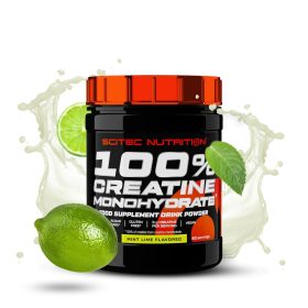 SCITEC 100% Creatine monohydrate menta-lime - 300g