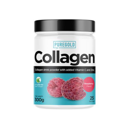 PureGold Collagen Marha kollagén italpor - Málna 300g