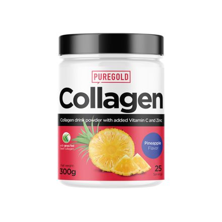 PureGold Collagen Marha kollagén italpor - Ananász 300g