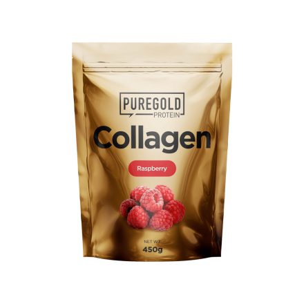 PureGold Collagen Marha kollagén italpor - Málna 450g