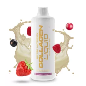 SCITEC Collagen Liquid erdei gyümölcs - 1000ml