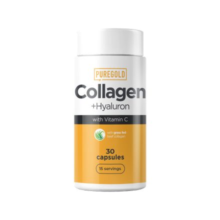 PUREGOLD COLLAGEN MARHA KOLLAGÉN + HYALURON ÉTREND-KIEGÉSZÍTŐ KAPSZULA - 30 DB