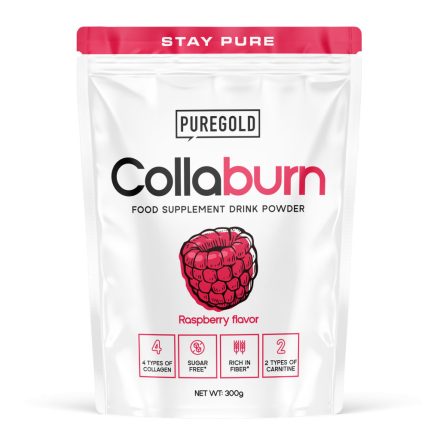 PureGold CollaBurn kollagén italpor- Málna 300g