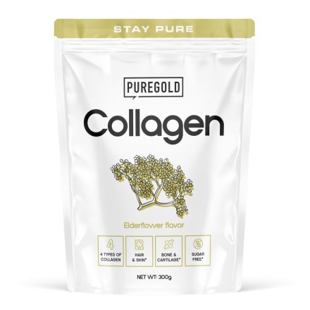 PureGold Collagen Marha kollagén italpor - Bodza 300g