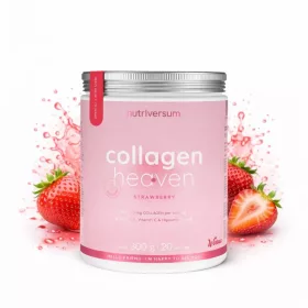 Nutriversum Collagen Heaven kollagén por - Eper 300 g