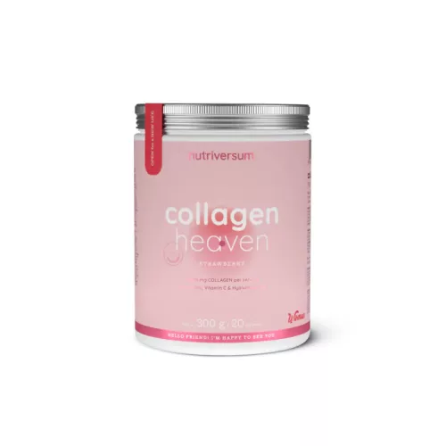Nutriversum Collagen Heaven kollagén por - Eper 300 g