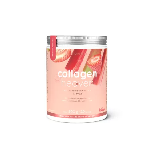 Nutriversum Collagen Heaven kollagén por - Eper rebarbara 300 g