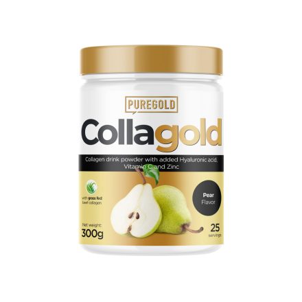 PureGold CollaGold Marha és Hal kollagén italpor hialuronsavval - 300g Körte