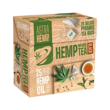 Astra Hemp fekete tea kenderolajjal 25mg