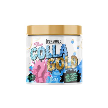 PureGold CollaGold Marha és Hal kollagén italpor hialuronsavval - 150g Mistery Flavor