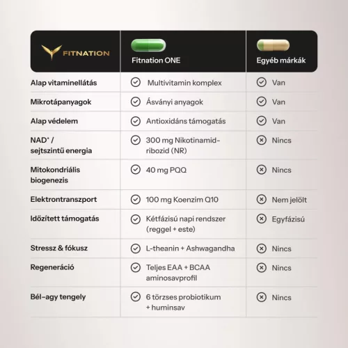 FITNATION ONE - NAD+ Multivitamin (59 hatóanyag)