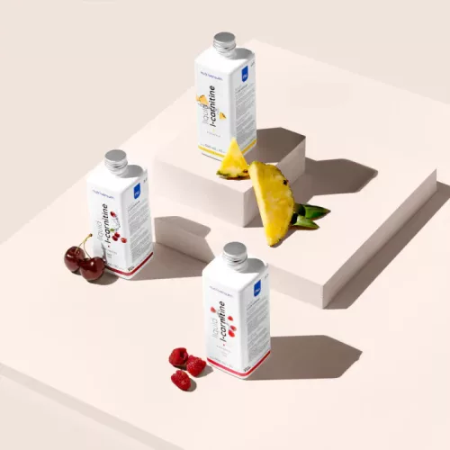 Nutriversum Liquid L-Carnitine 500 ml málna 2500mg