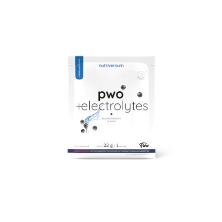 Nutriversum PWO+ ELECTROLYTES fekete ribizli 22 g