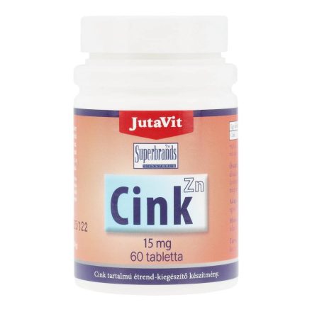 JUTAVIT CINK TABLETTA 15 mg 60db