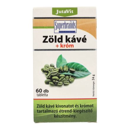JUTAVIT ZÖLDKÁVÉ + KRÓM TABLETTA 60 db