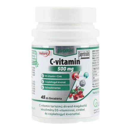 JUTAVIT C-VITAMIN+D3 500 MG TABL. 45DB