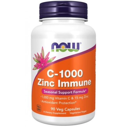 NOW C-1000 ZINC IMMUNE KAPSZULA-90 db