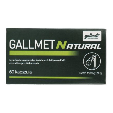 GALLMET-NATURAL KAPSZULA 60DB